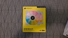 NEW CORSAIR iCUE SP140 RGB ELITE Performance PWN 140mm Case Fan - White (2-Pack) picture