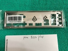 ASUS IO SHIELD  FOR  ASUS PRIME B250 PLUS  , ORIGINAL ONE  picture