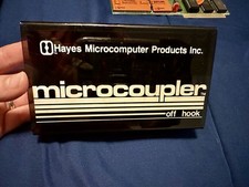 Hayes Microcoupler Off-Hook Acoustic Coupler – Vintage Modem – USA picture