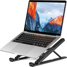 LS01 Pro Ergonomic Laptop Stand, Plastic Laptop Riser, Portable and Adjustable picture