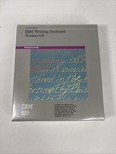 IBM Writing Assistant 1.01 Manual + Disks Vintage 1984 Sealed New In Box picture