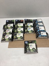 Lot Of 13 HP INK Cartridges | Magenta - Yellow - Cyan - Tri Color | U.S.A SELLER picture