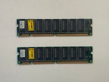 GREEN MEMORY 256MB (2 x 128MB) PC133 VINTAGE SDRAM 168-Pin G128SD16M8PC-7 RAM picture
