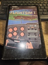 VINTAGE 1984 TANDY RADIOSHACK COLOR COMPUTER FLIGHTSIM I PROGRAM MANUAL  picture