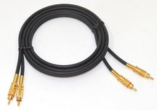 Unbranded RCA Audio Cable, Gold, Straight Connectors, 6 Ft. Length *Used* picture