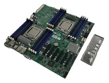 Supermicro X9DRD-EF EATX Server Motherboard LGA2011 w/ 2x E5-2620 + Shield (AN) picture