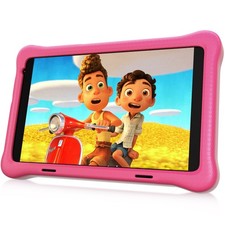 Anmecs Kids Tablet 10inch Android 13 Tablets 32/64GB with Shockproof Blue ＆ Pink picture