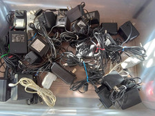 Huge Bulk Lot Of Mixed Power Cords AC/DC Adapters Cables & Electronics picture