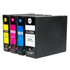4PK PGI-2200XL Pigment Ink Cartridges For Canon MAXIFY IB4020 MB5020 MB5320 picture