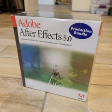 Adobe After Effects 5.0 Production Bundle | Full Version WINDOWS | NEW & SEALED picture