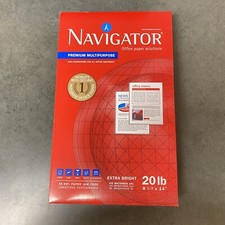 Navigator Premium Multipurpose Paper 97 Brightness 20lb 8 1/2 X 14 White 500 Ct picture