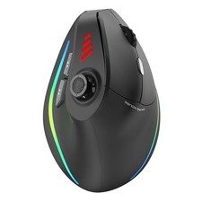 Wireless Gaming Mouse, 24000 DPI, 5D Rocker, Programmable Buttons, Black picture