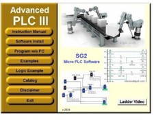 PLC Programing Software Ladder & Logic Block Automation Runtime w Examples HMI picture