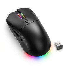 MELOGAGA Wireless Gaming Mouse, RGB Bluetooth/2.4G/Wired, 8000 DPI -Black | D... picture