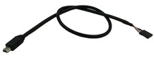 50cm Mini USB Pin Male to 1 x Pin Female USB 0.3cm Header PCB Card - 黑色 picture