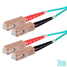 7M SC to SC UL OM3 Fiber Optic Multi Mode 50/125 Duplex Optical Patch Cable picture