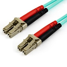StarTech 450FBLCLC10 30Ft 10m LC/LC UPC OM4 Multimode Fiber Optic LSZH Jmp Cable picture