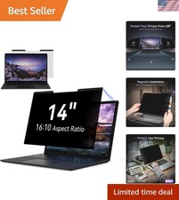 14 Inch Magnetic Privacy Screen Protector for Laptops - Easy Install, Anti-Glare picture