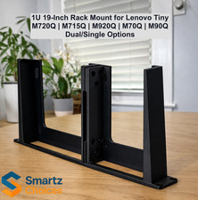1U 19-Inch Rack Mount for Lenovo Tiny M720Q M715Q M920Q M70Q M90Q – Dual/Single picture