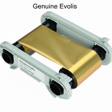 Evolis RCT016NAA Monochrome Metallic Gold Ribbon - 1000 Prints picture