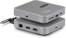 Startech 7-In-1 USB-C Displaylink Dual 4K 60Hz HDMI Docking Station, 100W picture