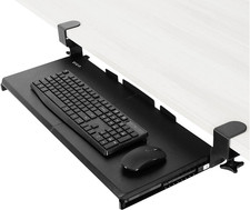 Black Clamp-On 27 X 11 in Keyboard Tray, MOUNT-KB05E picture
