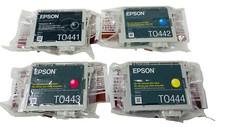 EPSON T0441 T0442 T0443 T0444 ORIGINAL 4 COLOR STYLUS C64/C66/C84/C86/CX6400 picture