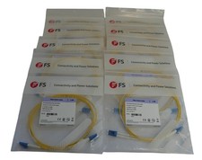 LOT OF 10 FS 1.5 METER 9/125 SINGLE MODE FIBER PATCH CABLE picture