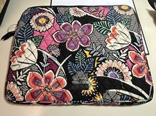 NEW Vera Bradley Laptop Computer Tablet Sleeve Bag Tote Case Kauai NWOT Magenta picture