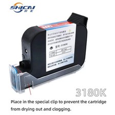 3pcs Blue Ink Cartridge Quick Dry Refillable for 12.7mm Handheld Inkjet Printer picture