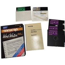 Timeworks Word Writer Commodore 64 128 Software 5.25 Floppy Disks Manual Case picture