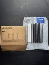 OMOTON Updated Dock Version Vertical Laptop Adjustable Double Laptop  Stand VL02 picture