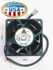 Delta DC Brushless Fan Model AFB0612EH DC12V  0.48A, Size -60x60x25, Preowned picture