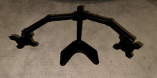 WALI Dual Monitor Stand, Free Standing Desk Mount for 2 Monitors up to 27 inch picture