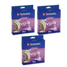Verbatim LightScribe DVD+R Blank Media 30pk - Laser Etch Prints Direct to Disc picture