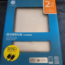 2 X G-Technology G-Drive USB-C 2TB External Hard Drive HDD picture