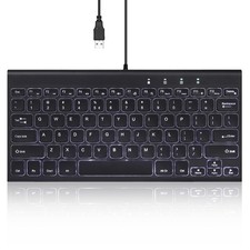 PERIBOARD-429 US Wired Mini Backlit Keyboard - Thin and Silent Scissor Keys -... picture