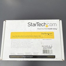 StarTech.com FTDI USB to RS-232 Null Modem Serial Adapter Cable ICUSB232FTN picture