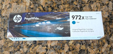 Genuine HP 972X Hi-Yield Cyan Cartridge PageWide 452 477 552 577 NEW picture