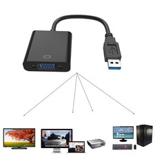 USB 3.0 to VGA Converter Adapter 1080P External Video Multi-display for Win 7/8 picture