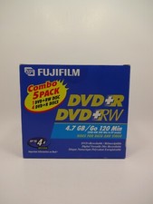 Fujifilm Combo 5 Pack DVD+RW and DVD+R Discs For Data & Video 4.7 GB Rewritable picture
