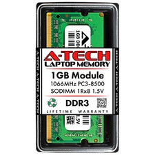 1GB DDR3 PC3-8500 SODIMM (Replacement for Hynix HMT112S6TFR8C-G7) Memory RAM picture