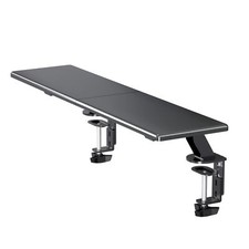 suptek Clamp-on 32 Inch Dual Monitor Desk Mount Riser Shelf Computer Stands f... picture