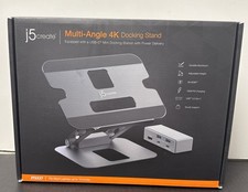 J5create JTS327 Multi Angle 4k Aluminum Docking Stand Space Gray (61473) picture