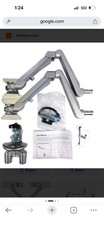 ESI EDGE2-V4-SLV Dual Monitor Desk Mount Silver Tilt/Rotate VESA 75/100 picture
