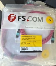 FS.COM MTP MPO Fiber Patch Cable 7M OM4 12-Fiber MTP Cable 7M picture