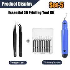 3D Printer Tool Kit, 53 Pieces for FDM and SLA Printers, Nozzle Cleaning Tools picture