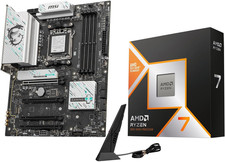 AMD 9800X3D Processor with MSI B850 Gaming plus WF Motherboard picture