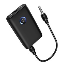 Aux Bluetooth Adapter for Car, Upgraded Bluetooth 5.3 Transmitter Receiver, P... picture