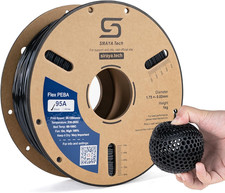 Rebound PEBA 95A Super TPU 3D Printer Filament, Black, 800g picture